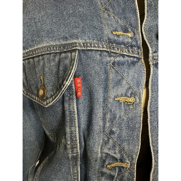 Bugle Boy for Her Women’s sz M Jean/denim Jacket Vintage 90s Y2K Biker Western - Picture 2 of 10